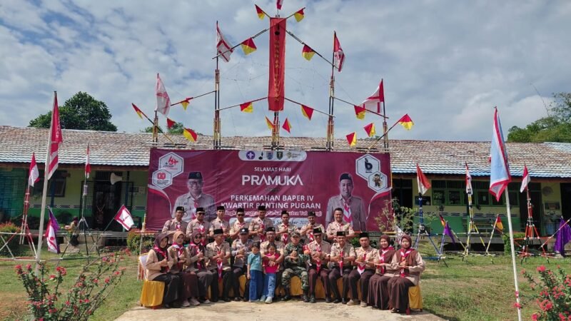 Perkemahan Baper IV Pugaan Jadi Momentum Pembinaan Generasi Muda, Babinsa Turut Hadir