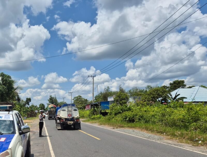 Himbau Kamseltibcarlantas, Satlantas Lakukan Penling di Kota Pulang Pisau