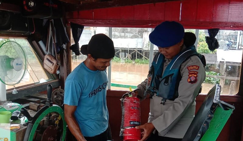 Satpolairud Polres Pulpis Lakukan Pemeriksaan Alat Keselamatan di DAS Kahayan