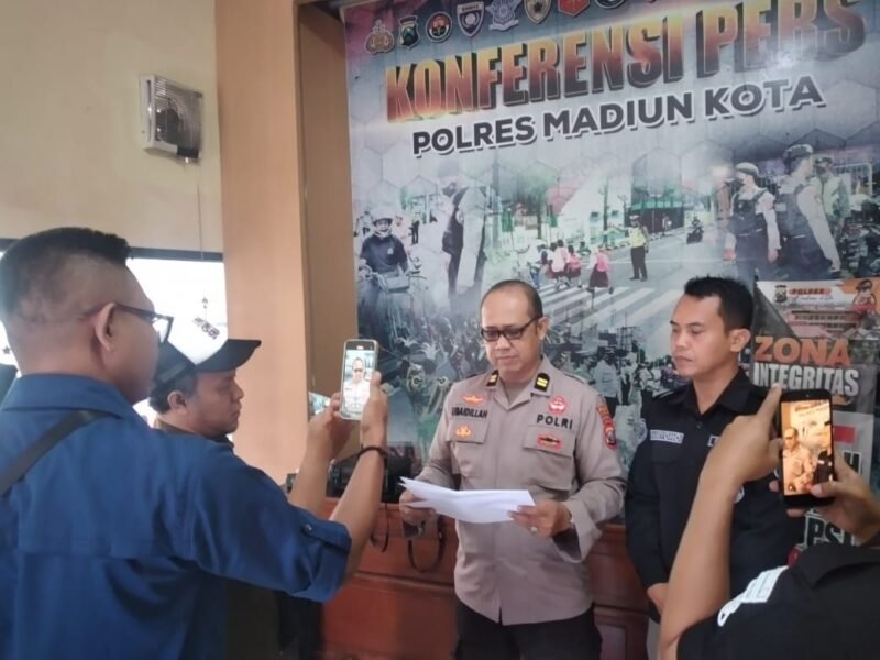 Polres Madiun Kota Tetapkan 7 Tersangka , Amankan 1 Kg Ganja dan 15,91 Gram Sabu