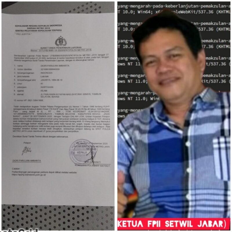 Tangkap Pelaku Penganiaya