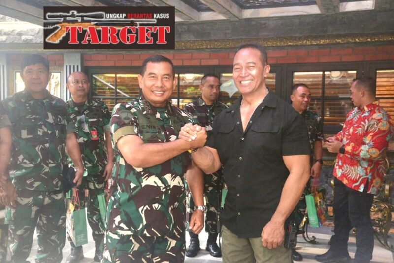 PANGKORMAR PERKUAT SILAHTURAHMI KEPADA MANTAN PANGLIMA TNI DALAM RANGKA HUT TNI KE-80