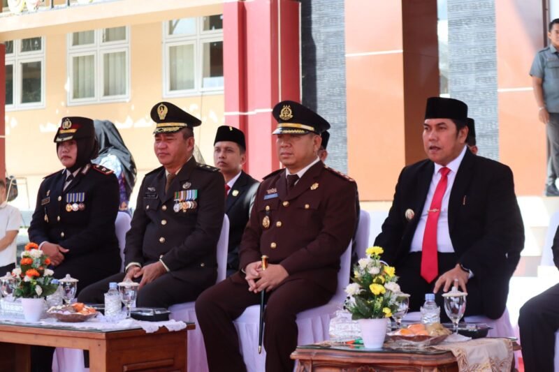 Upacara Hari Kesaktian Pancasila di Kantor Bupati Pulang Pisau, Wakapolres: Pancasila adalah Pedoman Jaga Kamtibmas