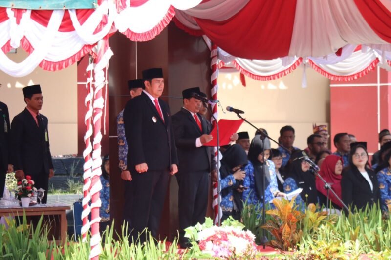 Bersama Forkopimda, Wakapolres Pulang Pisau Ikuti Upacara Hari Kesaktian Pancasila