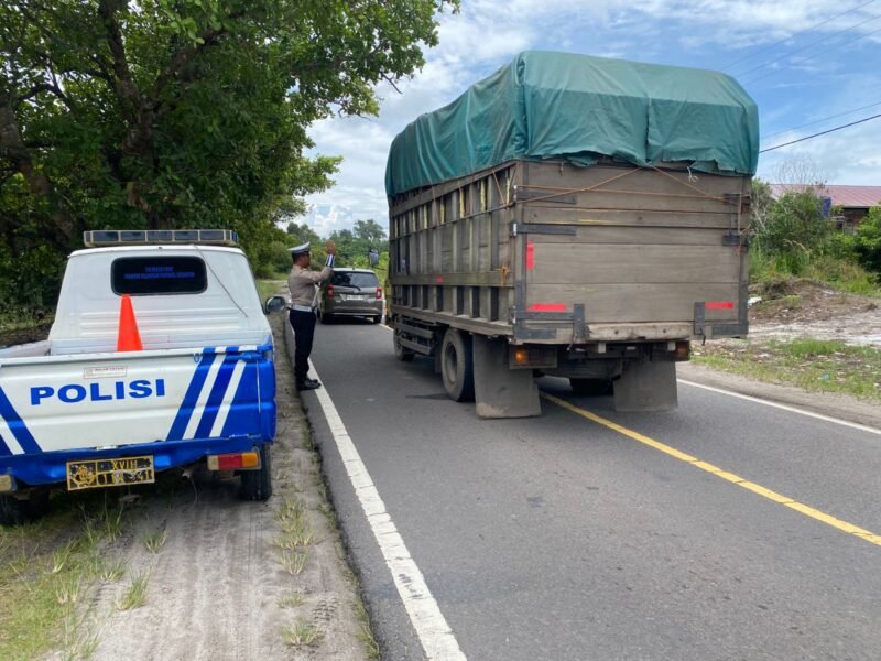 Satlantas Polres Pulang Pisau Laksanakan Patroli,