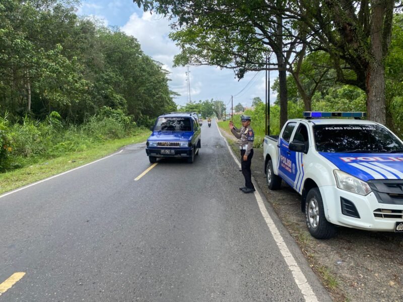 Satlantas Polres Pulang Pisau Gelar Patroli Daerah Rawan