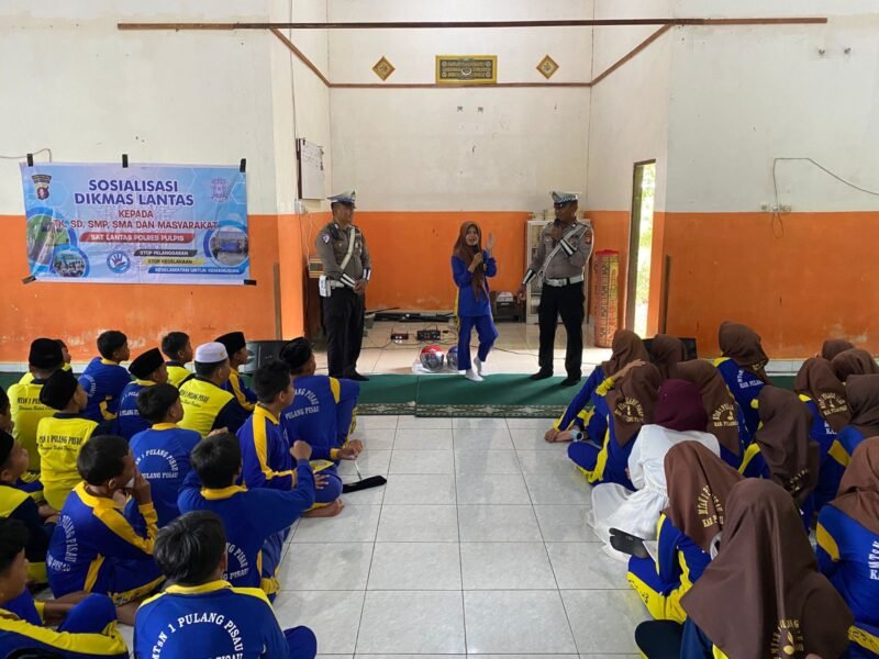 Satlantas Polres Pulpis Gencarkan Edukasi Tertib Lalu Lintas Lewat Program Polisi Sahabat Anak