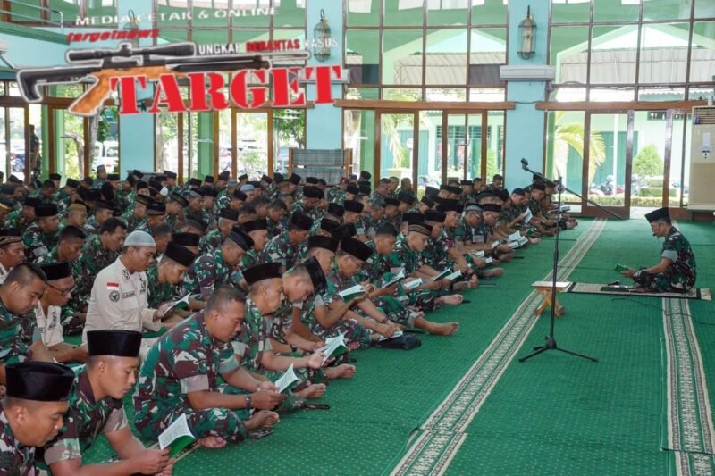 Laksanakan Doa Bersama Jelang Peringatan HUT Ke-80 TNI
