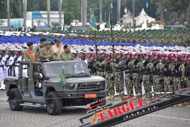 Upacara Peringatan HUT Ke 80 TNI di Monas