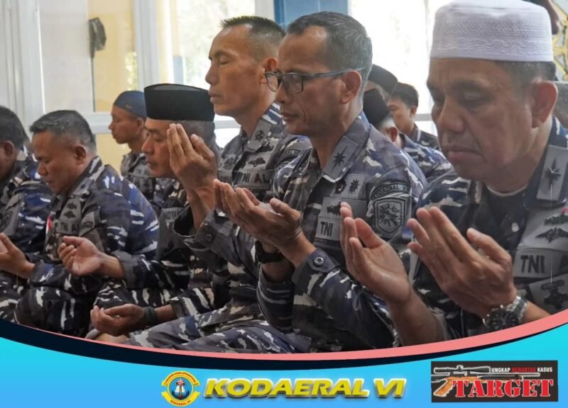 Mengiringi HUT Ke-80 TNI, Kodaeral VI Gelar Doa Bersama
