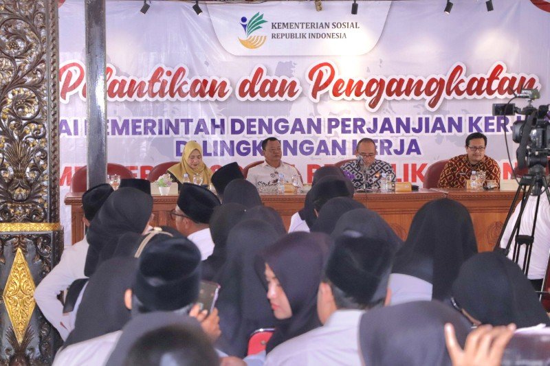 350 Pendamping PKH dan TKSK Brebes Resmi Jadi PPPK Kemensos