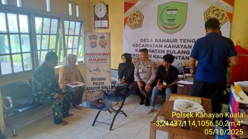 Gelar Minggu Kasih, Polsek Kahayan Kuala dengarkan Keluhan dan Harapan Masyarakat
