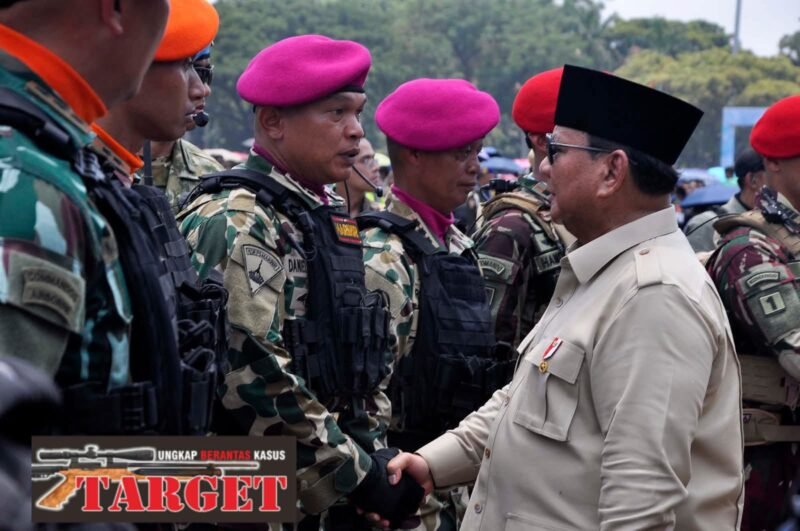 Prajurit Brigif 2 Marinir Ikuti Upacara Peringatan HUT Ke 80 TNI di Monas