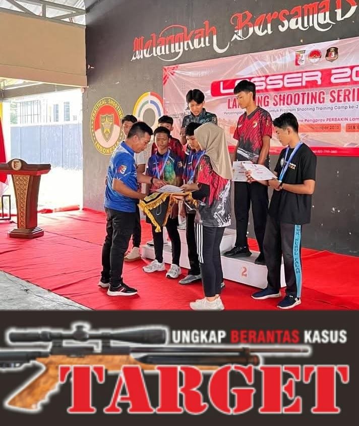 Putra Prajurit Yonif 9 Marinir Raih Juara Lomba Menembak Kejuaraan Lampung Shooting Series Lasser 2025