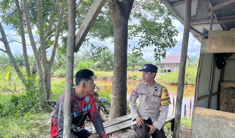 Polsek Sebangau Kuala sambang dan Lakukan Sosialisasi, dan imbauan Kepada Masyarakat