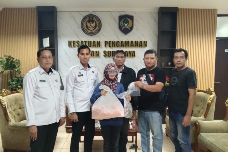 Petugas Rutan Surabaya Gagalkan Penyelundupan 230 Gram Ganja,