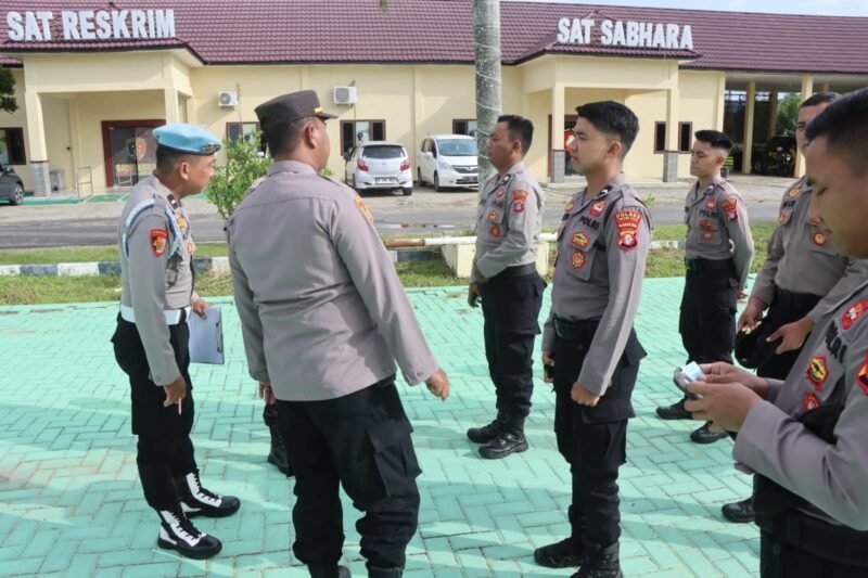 Disiplin Total, Propam Polres Pulpis Awasi Gaya Rambut hingga Kerapian Seragam Anggota