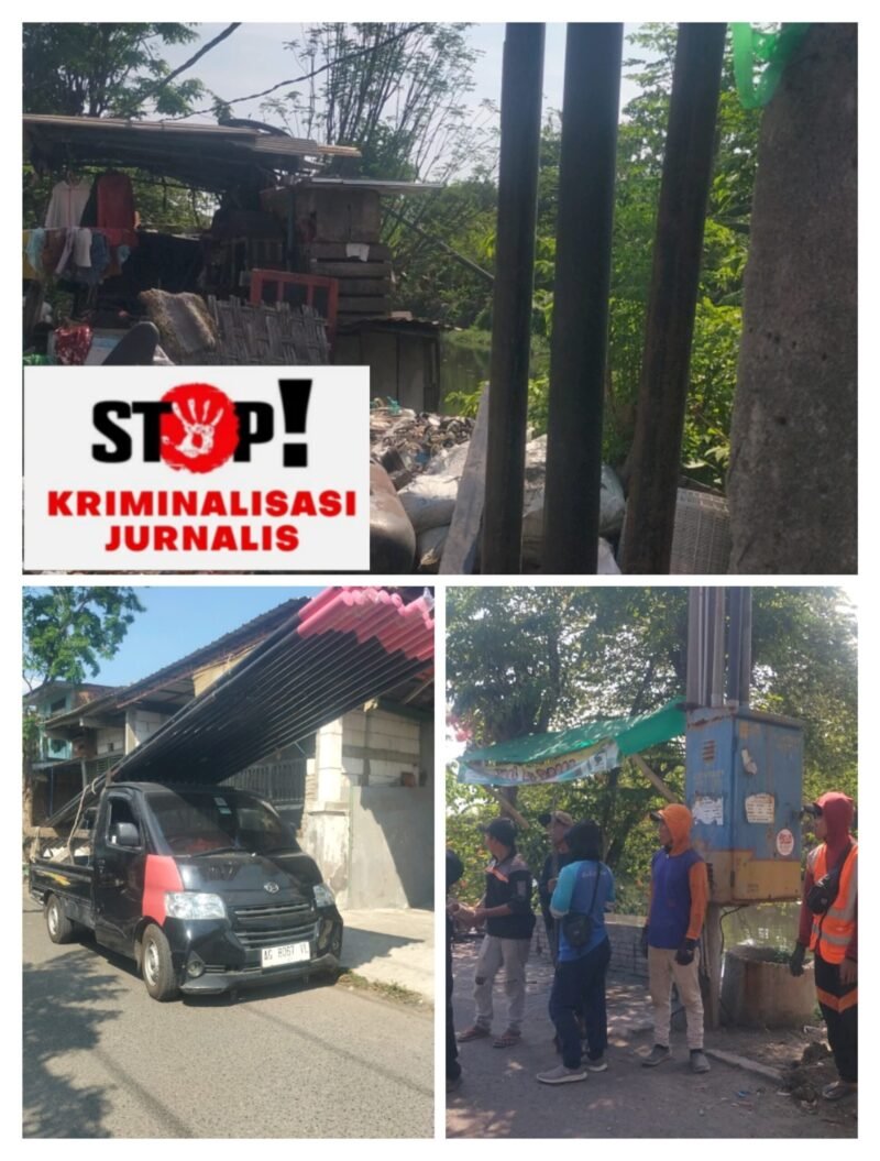 Diduga Tanpa Izin, Pemasangan Tiang Wifi Link Net di Bulak Banteng Lor Tuai Protes LSM