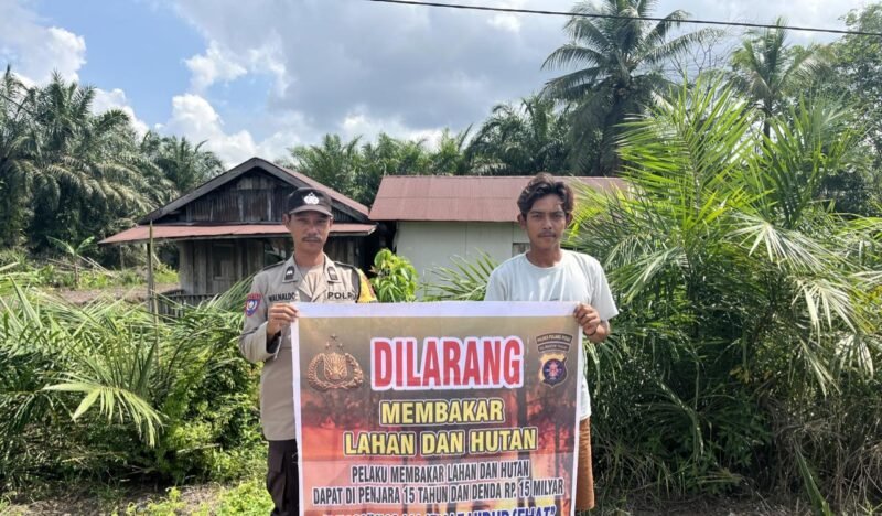 Polsek Sebangau Kuala Laksanakan Sosialisasi Karhutla.
