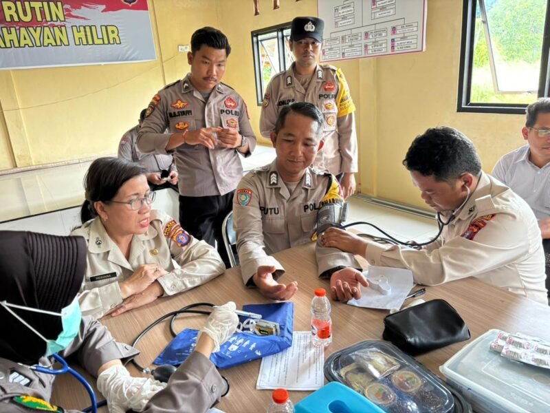 Polres Pulpis Prioritaskan Kesehatan Anggota Lewat Pemeriksaan dan Edukasi