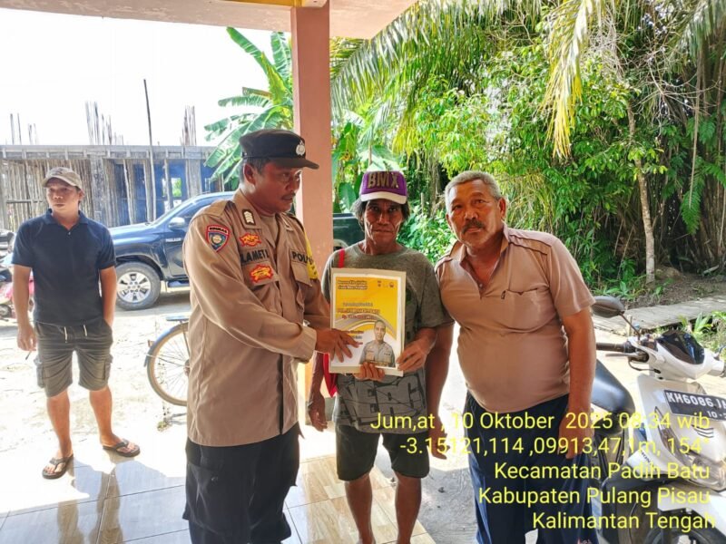 Polsek Pandih Batu Laksanakan Sosialisasi Call Center di Polsek Pandih Batu