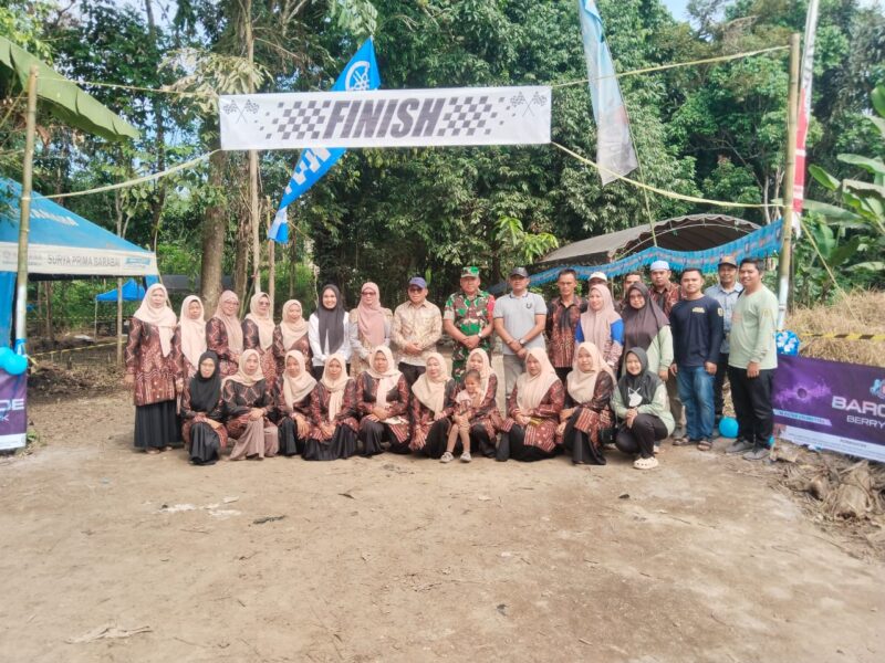 Plh. Danramil 1002-04/LAS Hadiri Pembukaan Kejuaraan Mini Cross Benua Enam