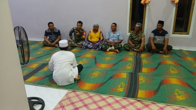 Satgas TMMD ke-126 Kodim 1208/Sambas Hadiri Syukuran di Rumah Warga