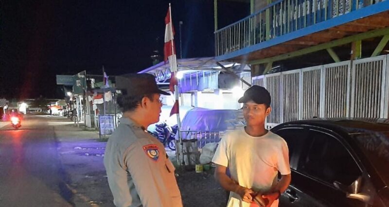 Polsek Maliku Laksanakan KRYD di Wilayah Hukumnya