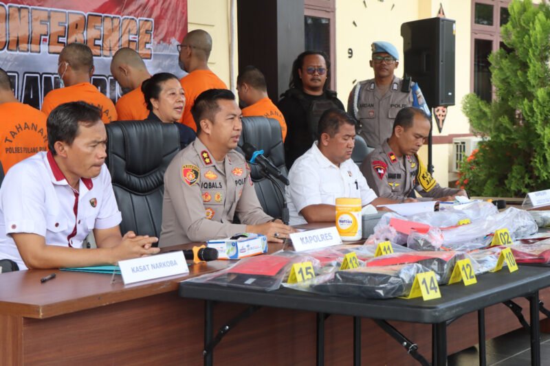 Polres Pulang Pisau Ungkap Aksi Brutal hingga Kasus Narkoba di Press Release Terbaru
