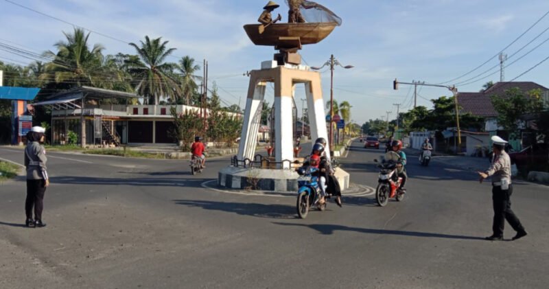 Polantas Menyapa: Aksi Senyap Sat Lantas Polres Pulang Pisau Setiap Pagi Demi Kelancaran Lalu Lintas