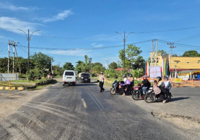 Gatur Pagi di Pulang Pisau: Polisi Hadir Diam-Diam untuk Keselamatan Anak Sekolah dan Pengguna Jalan