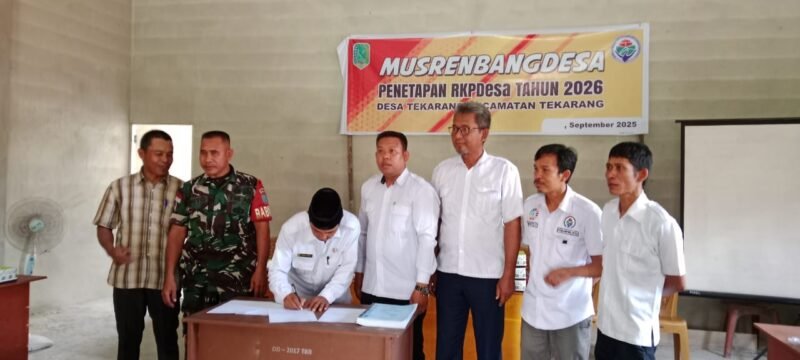 Babinsa Koramil 03/Tebas Hadiri Musrenbang Desa, Dukung Perencanaan Pembangunan di Wilayah