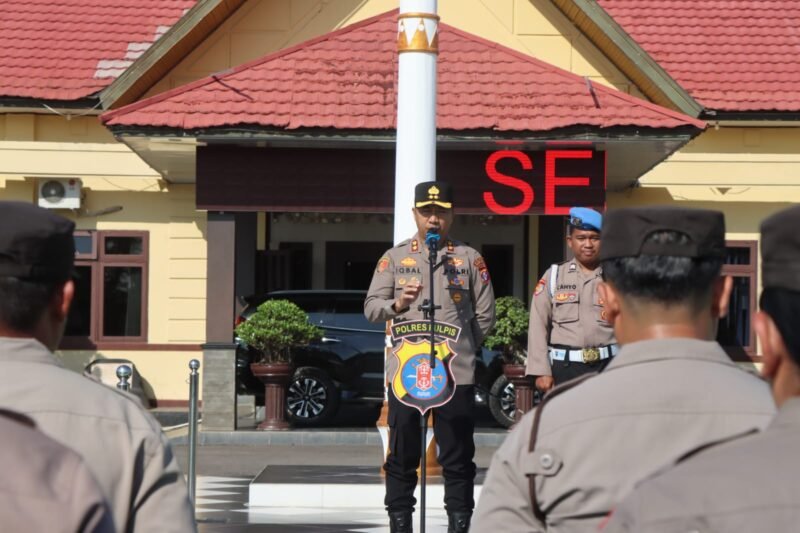 Polres Pulang Pisau Siapkan Generasi Perwira Unggul, Kapolres Tekankan Mental dan Fisik Prima