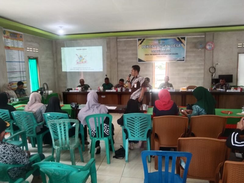 Danramil 07/Teluk Keramat Hadiri Penyuluhan dan Pencanangan Desa Siaga TBC