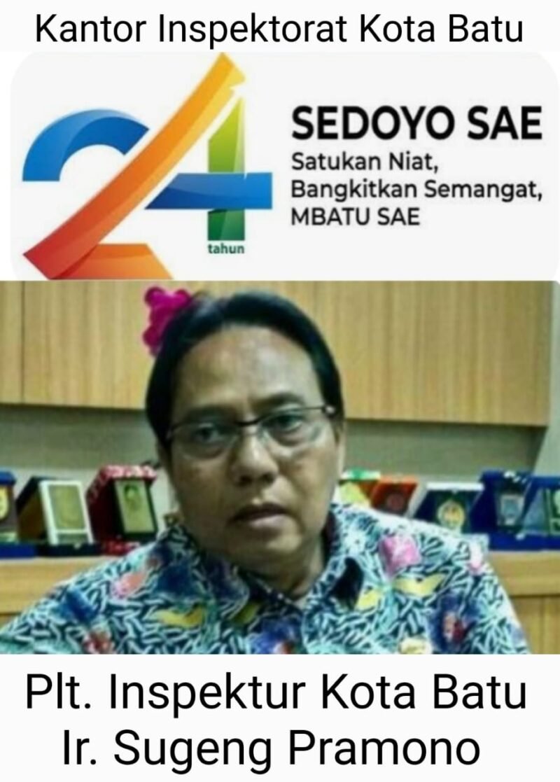 Kantor Inspektorat Kota Batu Mengucapkan Selamat Hari Jadi Kota Batu Ke-24 Tahun 2025. Semoga Mbatu Sae
