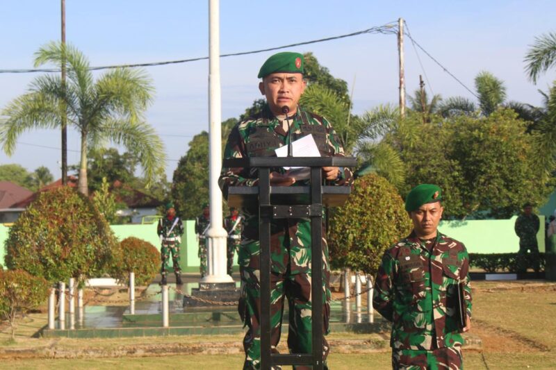 Menjadi Irup Pada Upacara 17an Dandim 1009/Tla Bacakan Amanat Panglima TNI