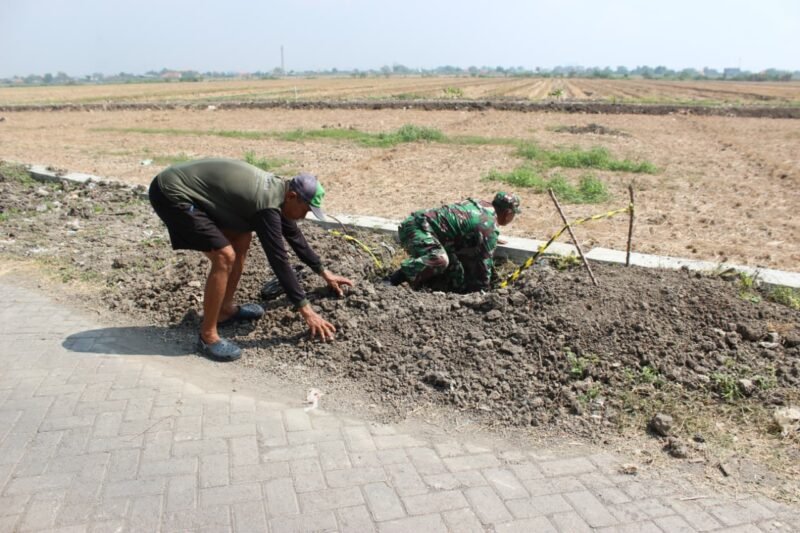 Aksi TMMD, PJU Siap Dipasang, Warga Kedondong Aman dan Nyaman