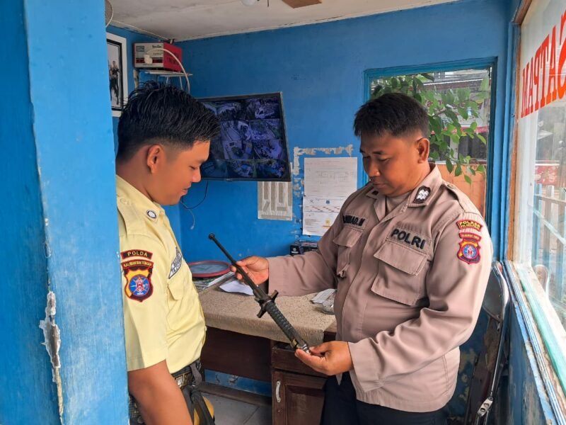 Sat Binmas Polres Pulang Pisau Sambangi Satpam PLN Pulang Pisau