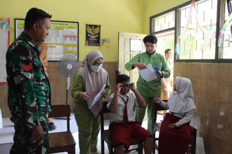 Foto: TMMD Kodim 0816/Sidoarjo Peduli Anak Sekolah