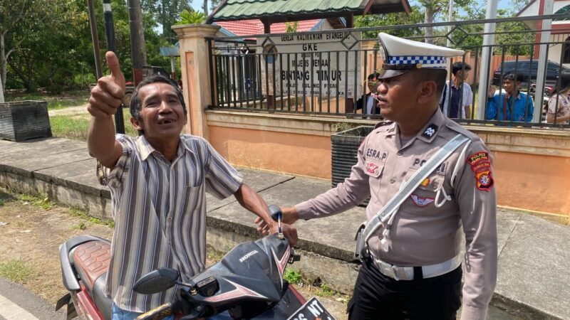 Teguran Humanis Kepada Pengendara Sepeda Motor, Yang tidak Menggunakan Helm