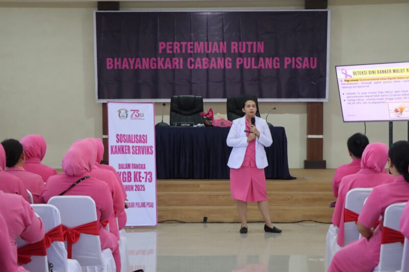 Bhayangkari Pulang Pisau Disuluh Bahaya Kanker Serviks dan Payudara