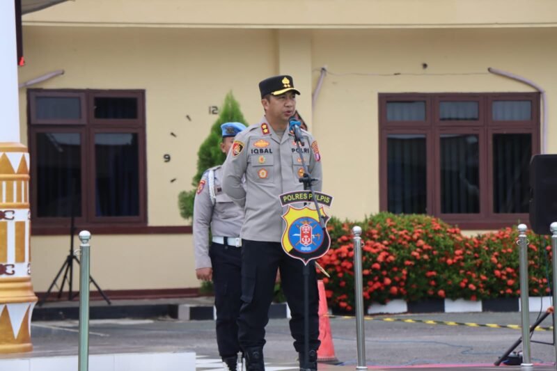 Polres Pulang Pisau Gelar Apel Siaga 1 Tahun Kepemimpinan Prabowo–Gibran