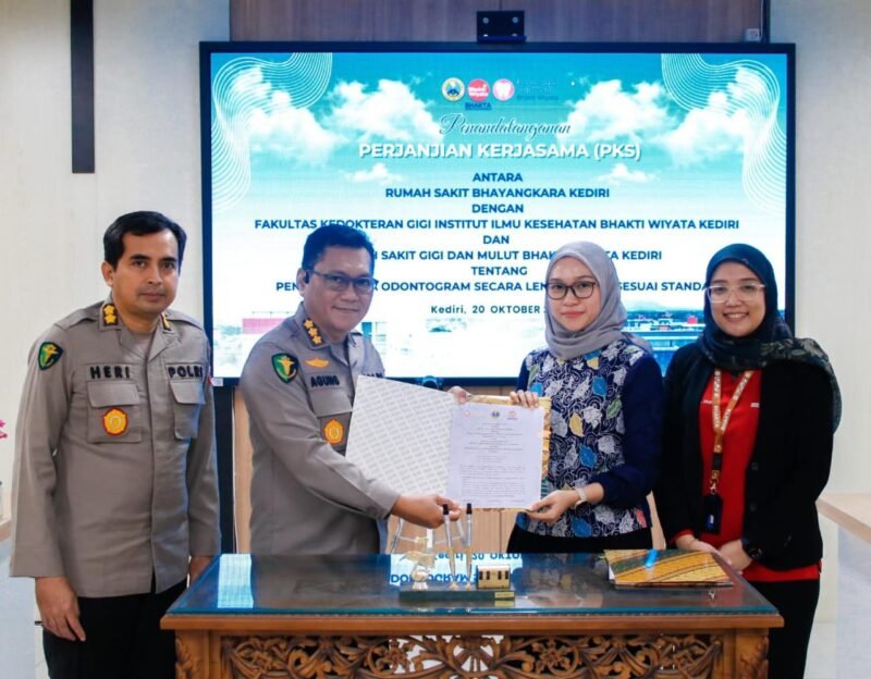 RS Bhayangkara Kediri Kerjasama Dengan FKG & RSGM Demi Identifikasi Korban foto/RS Bhayangkara