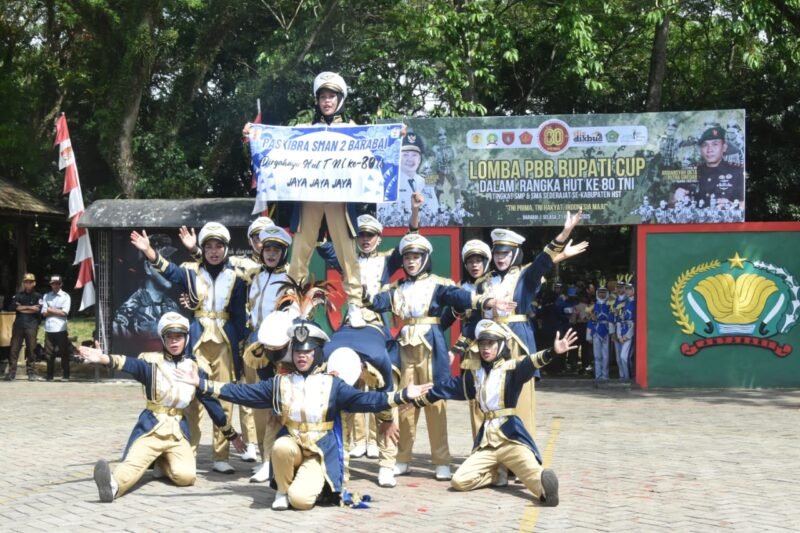 Pasi Intel Kodim 1002/HST Buka Lomba PBB Bupati Cup 2025 di Makodim Barabai