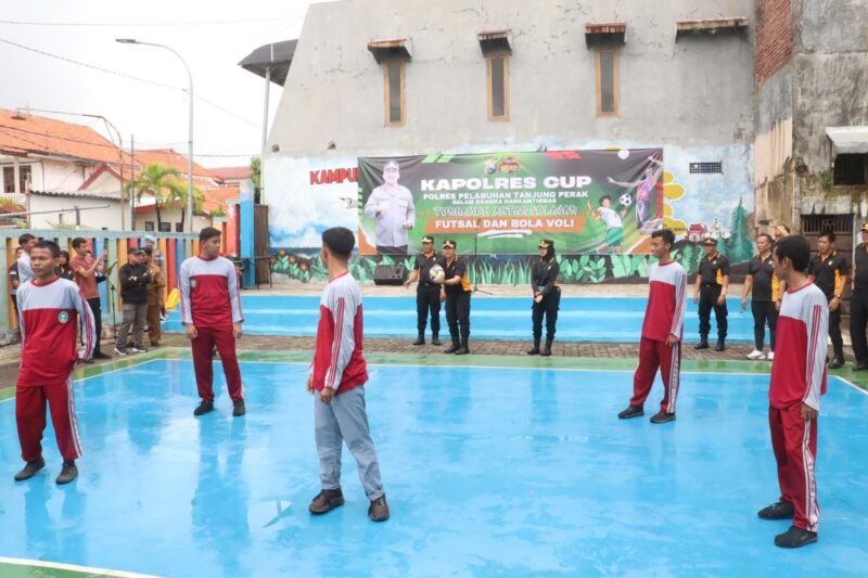 Kapolres Tanjung Perak Buka Turnamen Antar Pelajar 