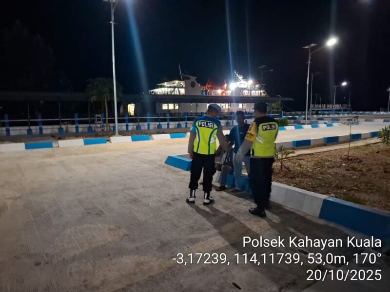 Rutinitas Personil Polsek Kahayan Kuala melaksanakan kegiatan Patroli Kamtibmas pada malam hari guna cegah terjadinya bahaya tindak kejahatan, Kali ini dengan sasaran Objek Vital dan fasilitas Umum juga daerah rawan Kejahatan, guna cipta Sitkamtibmas yang aman terkendali