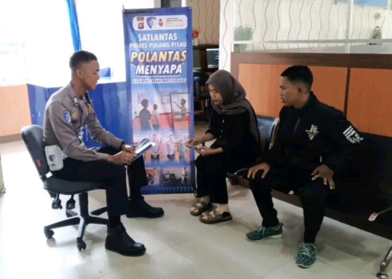 Urus SIM Tanpa Ribet! Satlantas Polres Pulang Pisau Hadirkan “Polantas Menyapa” Langsung ke Masyarakat