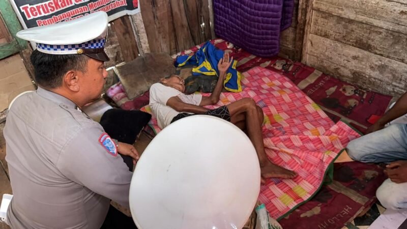 Polantas Pulang Pisau Hadirkan Senyum Warga Lewat Aksi Sosial
