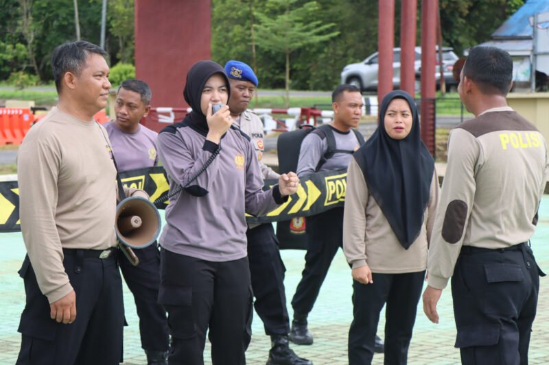 Kapolres Pulpis Apresiasi Latihan Sispamkota: Personel Harus Siap Hadapi Kontinjensi