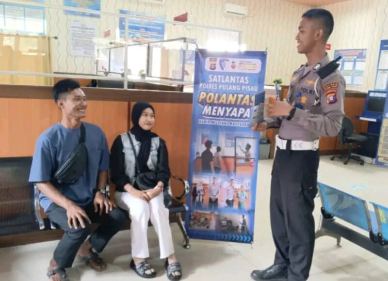 Bebas Calo dan Pungli! Satlantas Polres Pulang Pisau Edukasi Pemohon SIM Lewat “Polantas Menyapa”